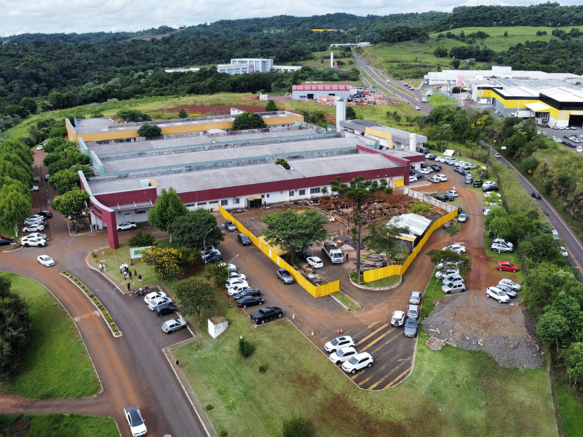 Obra de Ampliação do Hospital Regional do Sudoeste, em Francisco Beltrão