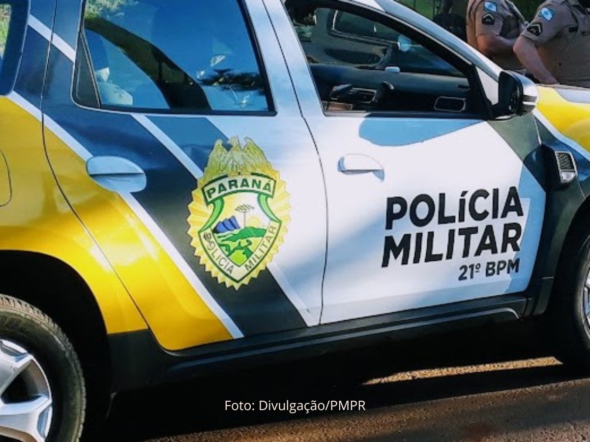 Produtos falsificados apreendidos pela Polícia Militar em Barracão