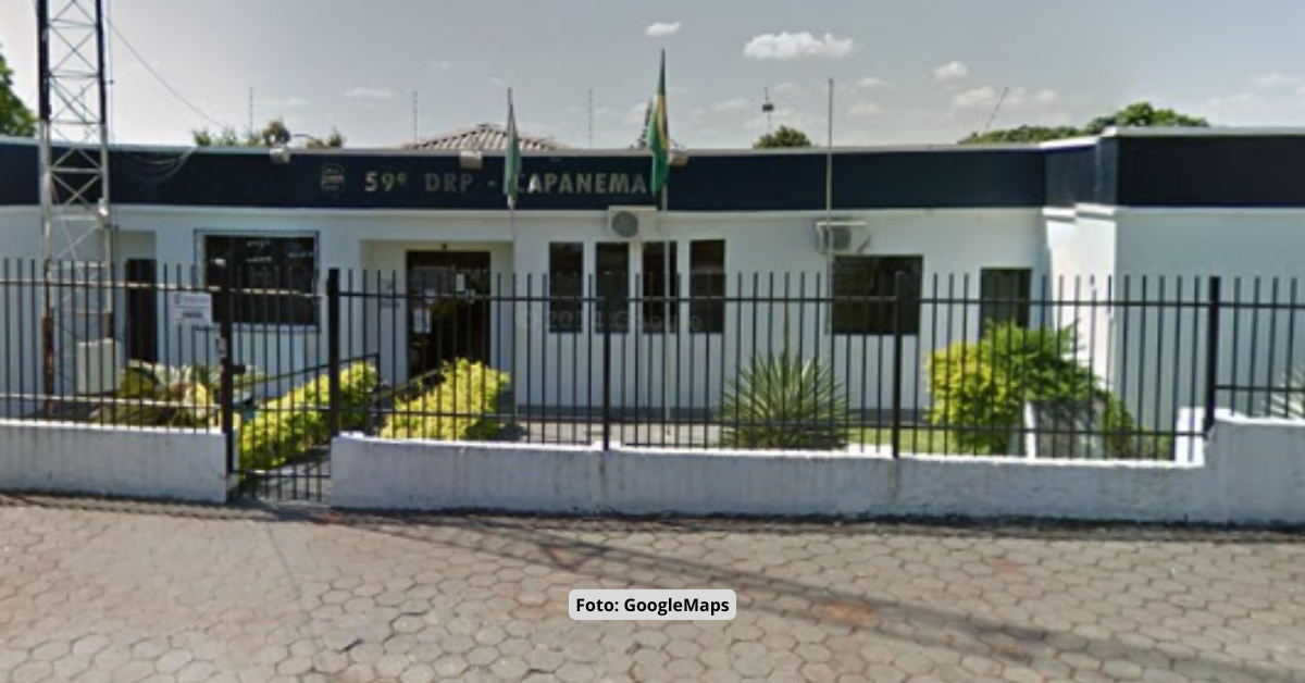 Delegacia Capanema, onde o preso foi encaminhado.