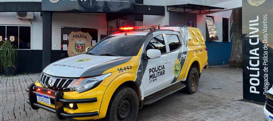 Viatura da Polícia Militar em patrulhamento na região