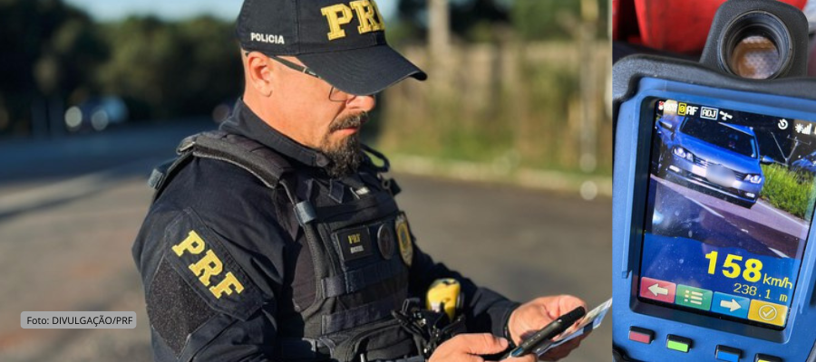 Radar móvel registra excesso de velocidade que ocasiona mortes nas estradas federais