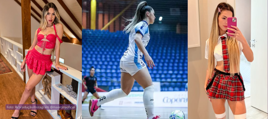 Atleta é afastada do futsal por criar conteúdo adulto e denuncia hipocrisia