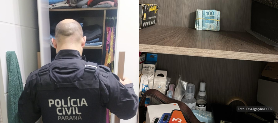 Policiais civis cumprem mandado de busca durante operação que investiga fraudes e corrupção em licitações de Boa Vista da Aparecida