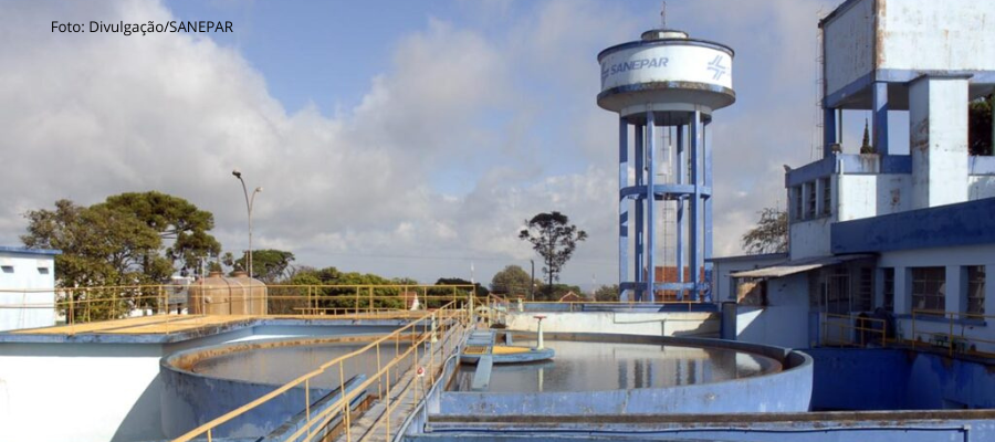 Reservatório de água da Sanepar