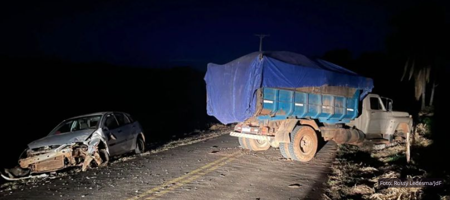 Acidente em Bom Jesus do Sul deixa motorista ferido
