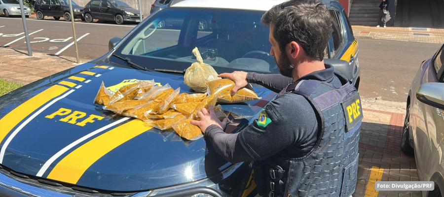 PRF apreende mais de 300 kg de maconha e haxixe em Pato Branco