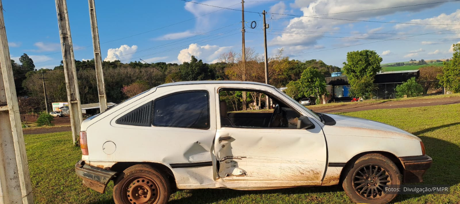 Motorista embriagado provoca acidente em Realeza e é preso pela Polícia Rodoviária Estadual