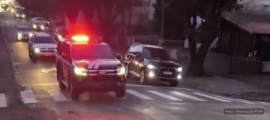 Polícia Civil do Paraná na Operação Cortina de Fumaça