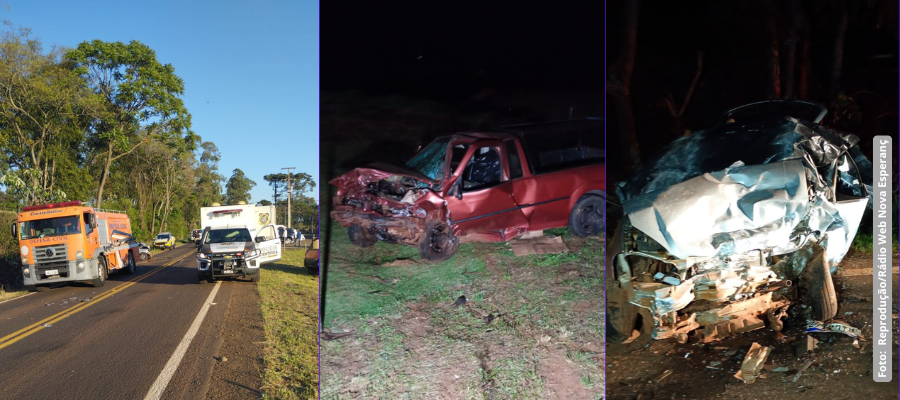 Acidente em Nova Esperança do Sudoeste na PR-281
