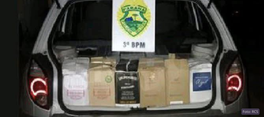 Polícia Militar faz apreensão de vinho argentino em São Jorge D’Oeste