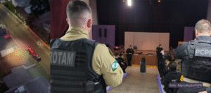 Policiais da Operação Balcão em Francisco Beltrão