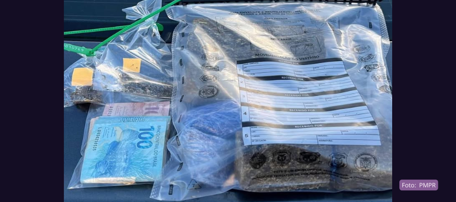 Homem preso por tráfico de drogas em Dois Vizinhos com maconha e veículo de luxo apreendidos