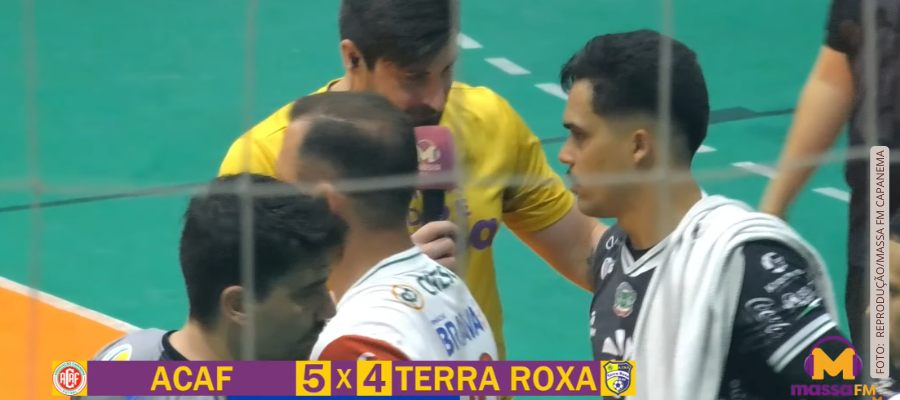 ACAF vence Terra Roxa em primeiro jogo das oitavas de final da série Bronze de Futsal do PR