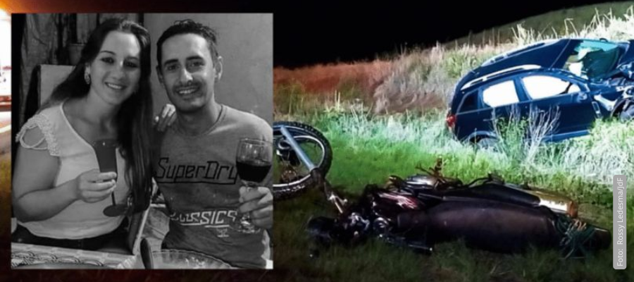 Acidente na BR-163 em Barracão deixa casal morto