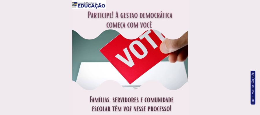 Gestão escolar em São João tem seis candidatos para 2026/2027.