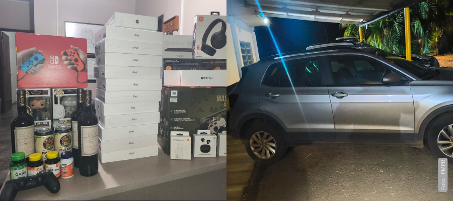 Apreensão de produtos de descaminho em Realeza