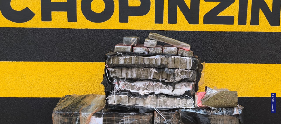 124 kg de maconha apreendida na PR-281 em Chopinzinho pela PRF.