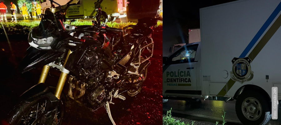 Motociclista morre em acidente na PR-483 entre Francisco Beltrão e Ampére