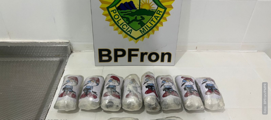 Policiais do BPFRON e PF durante a Operação Protetor de Fronteiras e Divisas, no Paraná