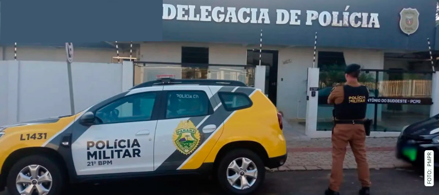 PM prende foragido em Santo Antônio Sudoeste mesmo tentando fugir