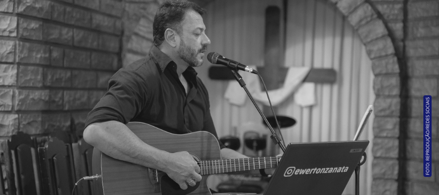 Músico Ewerton Zanata antes do ocorrido na PR-483