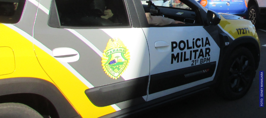 Polícia Militar em ação durante prisão Capanema por mandado interestadual.