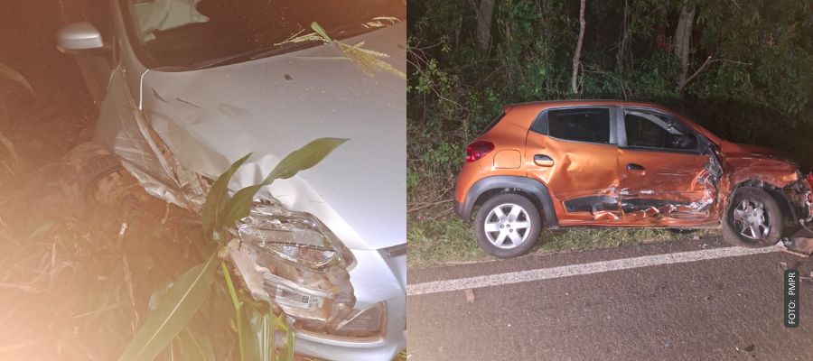 Acidente na PR-471 em Nova Prata deixa cinco feridos