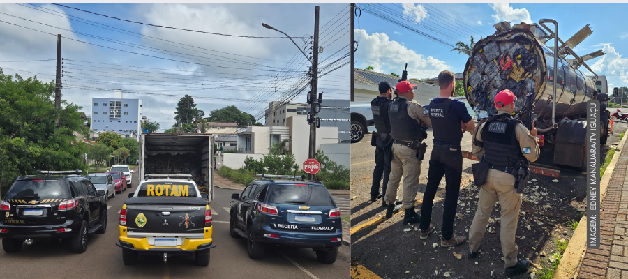 Apreensão de maconha na PR-493, em Dois Vizinhos, revela quase seis toneladas em caminhão