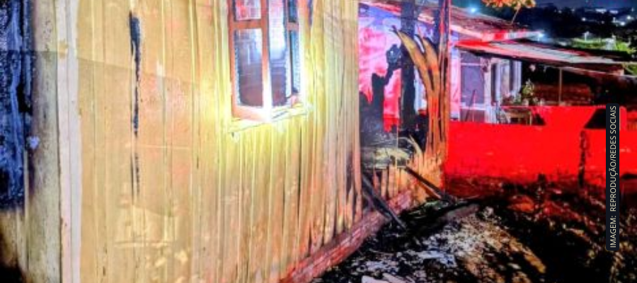 incêndio em Capitão Leônidas Marques no Natal