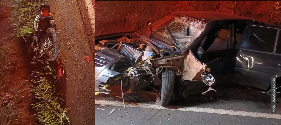 Colisão frontal na PR-281 em São João deixa ferido e morto