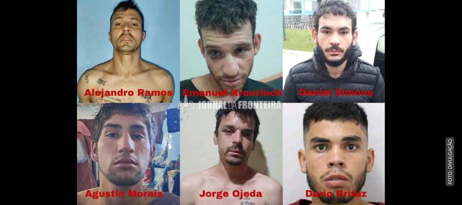 Fuga na delegacia com buscas intensas na fronteira