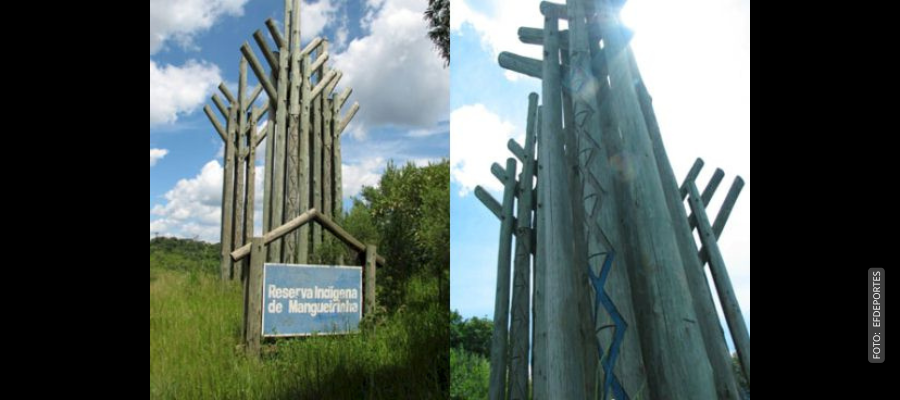 Área da Terra Indígena Mangueirinha com vegetação de Mata Atlântica
