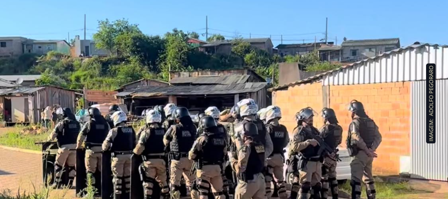 Invasão no Terra Nossa desocupada por força-tarefa