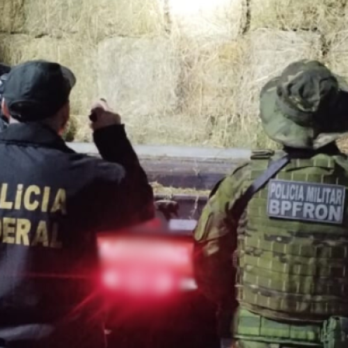 SAS: Carreta é apreendida após cruzar fronteira por acesso clandestino