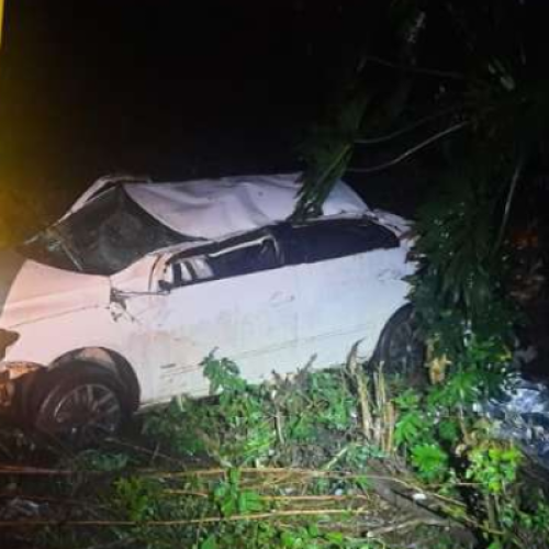 Homem morre após carro capotar na PR-471 em Nova Esperança do Sudoeste