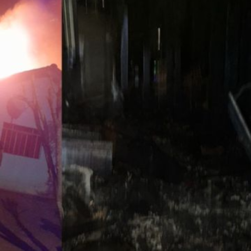 Incêndio destrói casa em Santo Antônio do Sudoeste