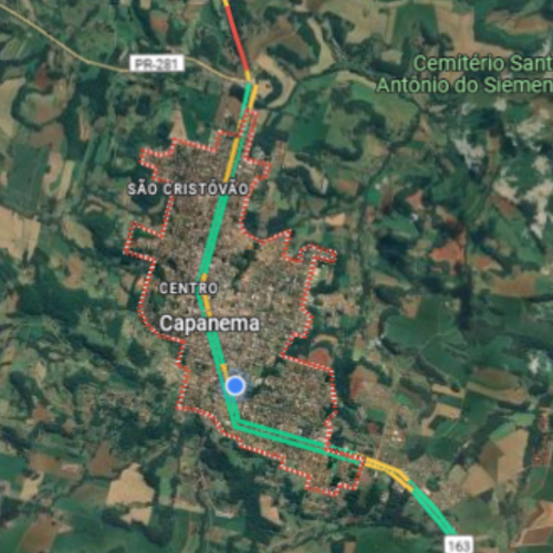 Regularização Fundiária em Capanema - Imagem: Google Maps