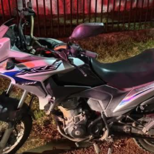 Acidente em Ampére deixa motociclista ferido com fratura na perna