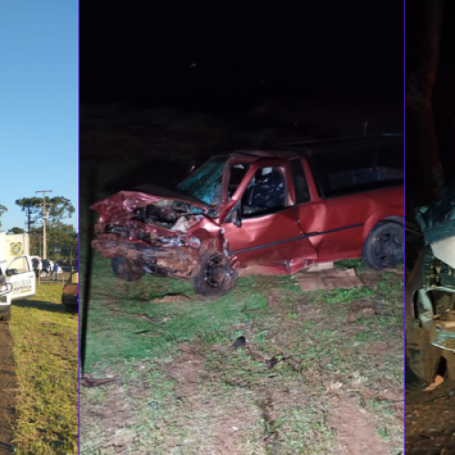 Acidente em Nova Esperança do Sudoeste deixa três mortos