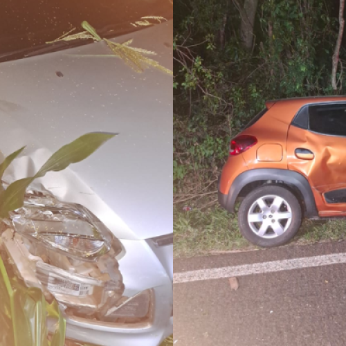 Acidente na PR-471 em Nova Prata deixa cinco feridos