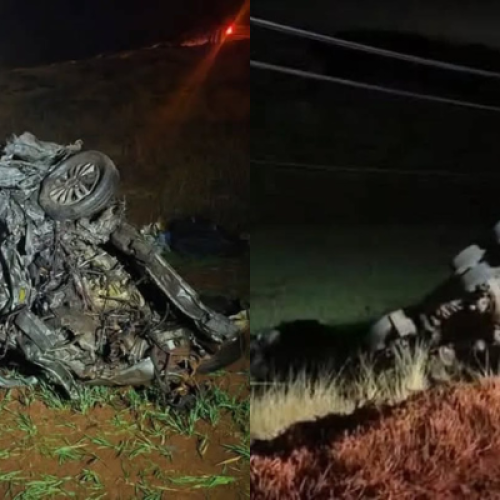 Acidente com cinco óbitos na PRC-158 mobiliza forças de resgate entre Pato Branco e Vitorino