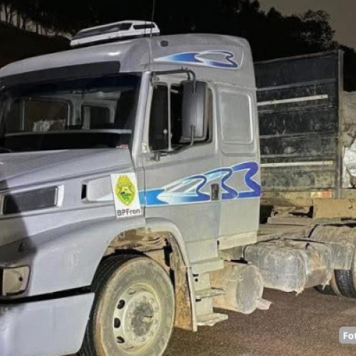 BPFRON apreende carreta com 20 toneladas de cobre em Barracão