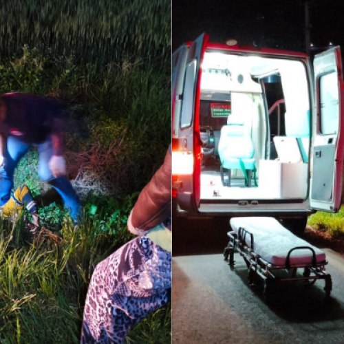 Atropelamento na PR-475 deixa homem ferido gravemente em Verê