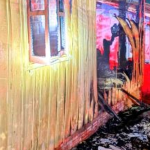 incêndio em Capitão Leônidas Marques no Natal