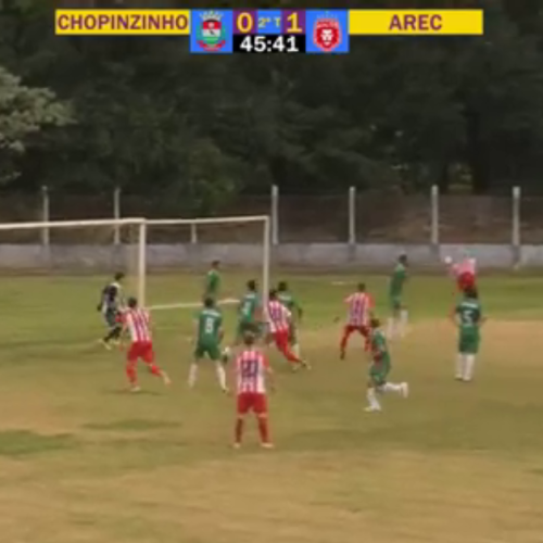 Chopinzinho x Arec na 2ª rodada da chave B da Copa Aesupar 2025. Imagens: Rádio Massa FM Capanema
