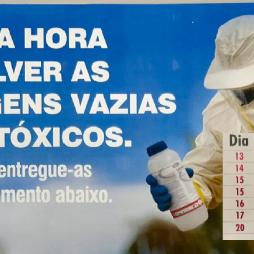 Planalto inicia coleta de embalagens de agrotóxicos