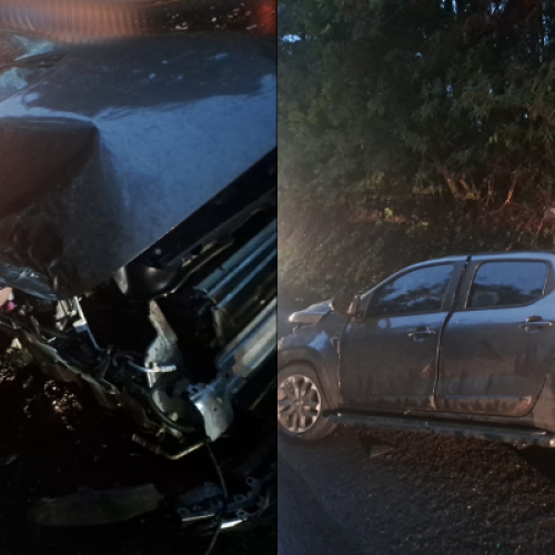 Óbito na PR-182 em Ampére após colisão lateral