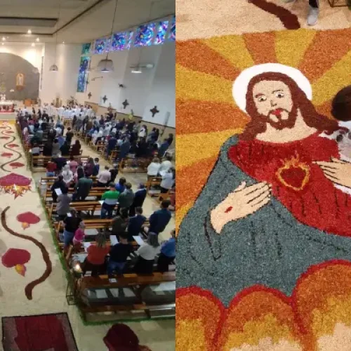 Fiéis celebram Corpus Christi na Paróquia de Capanema
