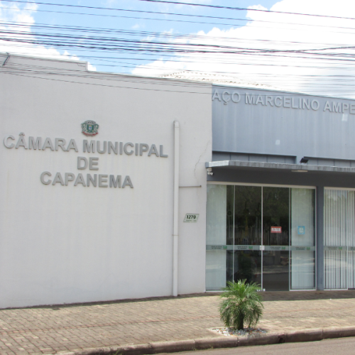 Sede da Câmara de Vereadores de Capanema/PR - Foto: Edney Manauara