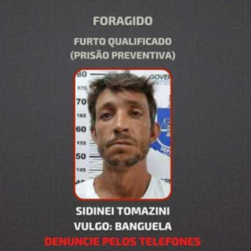 Foragido por furto qualificado procurado em Dois Vizinhos